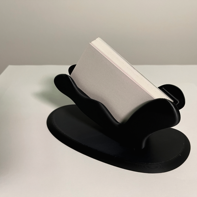 Modern Business Card Holder, Corporate Office Desk Accessory, Professional Visiting Card Stand, Executive Desk Organizer, Office Stationery Holder, Reception Desk Card Display, Conference Table Accessory, Startup Office Utility, 3D Printed Business Card Holder - Image 3