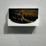 Wall Mounted Business Card Holder, 3D Printed Visiting Card Stand, Office Reception Card Display, Shop Counter Card Holder, Clinic Card Organizer, Showroom Visiting Card Holder, Industrial Office Display - Image 3