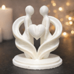 Love at First Sight 3D Printed Couple Statue, Love Decor, Valentine Day Gift, Romantic Home Decor, Table Decor, Shelf Decor, Bedroom Decor, Living Room Decor, Couple Gift, Anniversary Gift, Wedding Gift, Housewarming Gift, Personal Gifting, Home Decor Industry