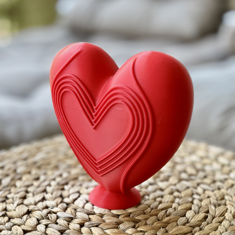Standing Heart Box 3D Printed Candy Bowl, Wedding Gift, Anniversary Decor, Return Gift, Home Decor, Table Decor, Couple Gift, Valentine Gift - Image 3