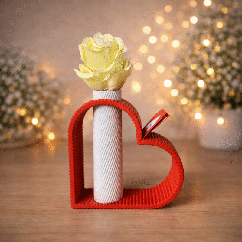 Valentine’s Day 3D Printed Gift, Love Decor Showpiece, Couple Gift, Romantic Home Decor, Anniversary Gift, Bedroom Table Decor, Living Room Decor, Special Occasion Gift - Image 4