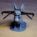 Dog Glasses Holder 3D Printed Stand, Cute Dog Eyewear Organizer, Spectacle Holder for Office Desk, Study Table, Home Decor Gift, Pet Lover Gift - Image 3