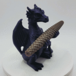 Dragon Pen Holder, 3D Printed Desk Organizer, Office Desk Decor, Study Table Pen Stand, Home Office Accessories, Gift for Students, Gift for Teachers, Corporate Desk Gift, Fantasy Desk Decor - Image 3