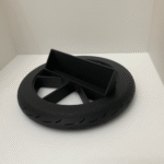 Motorcycle Wheel & Tire Business Card Holder, Bike Lover Desk Decor, Office Table Card Stand, Garage Decor Gift, Biker Gift, Automotive Desk Accessory, 3D Printed Card Holder - Image 3