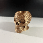 Skull Pen Holder, 3D Printed Desk Organizer, Office Stationery Holder, Study Table Pen Stand, Creative Workspace Decor, Corporate Desk Gift, Home Office Accessory, Student Study Organizer - Image 3