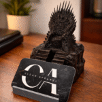 Game of Thrones 3D Printed Business Card Holder, Desk Organizer, Office Table Accessory, Corporate Gift, Geek Decor, Fantasy Desk Display, Professional Card Stand