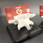 Vertibrae 3D Printed Business Card Holder, Office Desk Organizer, Corporate Gifting, Startup Merchandise, Reception Desk Accessory, Trade Show Giveaway, Professional Workspace Decor