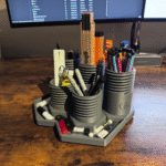 Desk Organizer, Office Desk Organizer, Study Table Organizer, Workspace Storage Organizer, Pen Stand, Stationery Holder, Home Office Accessories, Corporate Office Use, School College Use, 3D Printed Desk Organizer