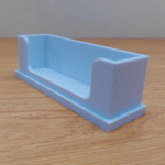 Simple Business Card Holder, Stylish Card Holder Container, 3D Printed Business Card Stand, Office Desk Card Organizer, Corporate Gift, Professional Desk Accessory, Visiting Card Holder for Office, Industry Gift Item - Image 3