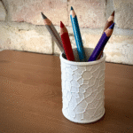 Voronoi 3D Printed Pencil Pen Holder, Desk Organizer for Office, Corporate Gift, Industrial Use, Study Table, School, College, Engineer, Architect, Doctor, Teacher, Home, Workspace - Image 3