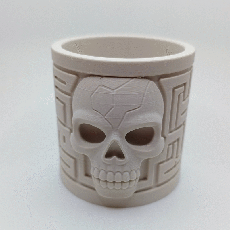 Bone Crown – Skull of the Night Planter, 3D Printed Gothic Succulent Pot, Halloween Decor, Fantasy Home Decor, Desk Planter, Gaming Room Decor, Horror Gift, Dark Art Showpiece - Image 2