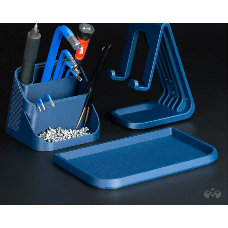 Modular Desk Organizer Phone Stand – 3D Printed Mobile Holder for Office Desk, Factory Workstation, Corporate Office, Engineering Table, IT Desk, Industrial Control Room, Study Table, Home Office, Reception Desk - Image 3