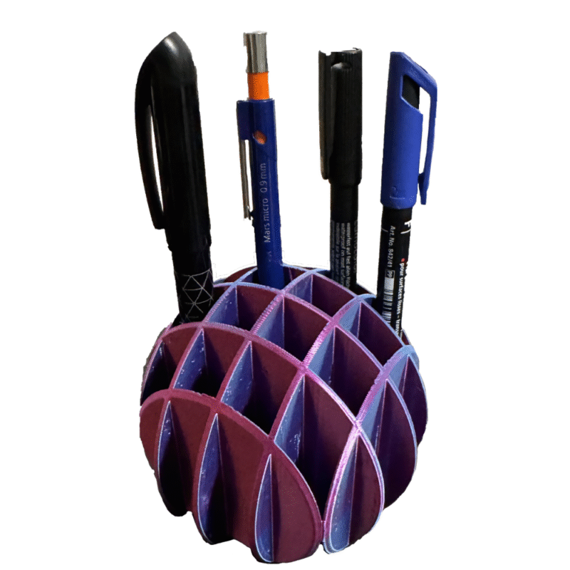 Modular Multiple Pen Holder for Office, Study Table, Home Desk, School, College, Corporate Desk, Reception, Retail Counter, Workstation, 3D Printed Desk Organizer - Image 3