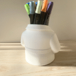 Trench Coat Pen Holder – 3D Printed Office Desk Organizer, Corporate Gift, Executive Table Stand, Employee Welcome Gift, IT Office, Factory Office, Startup, Training Center, Business Desk Decor - Image 3