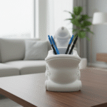 Santa Claus Sleigh Pen Holder – Christmas Desk Organizer, Holiday Office Decor, Secret Santa Gift, Corporate Festive Gift, Home & Office Stationery Stand, School & Kids Table Decor, 3D Printed Desktop Organizer - Image 3