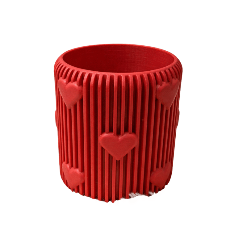 Loving Lines 3D Printed Pen Holder, Desk Organizer, Office Table Stand, Home Study Holder, Gift for Students, Engineers, Teachers, Architects, Doctors, Corporate Desk Accessory - Image 3