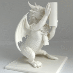 Pen-Dragon Christmas Dragon Tool Holder – 3D Printed Desk Organizer, Office Stationery Stand, Creative Pen Holder, Corporate Gift, Employee Joining Gift, Festival Gift, Desk Decor, Home Office Accessory - Image 3