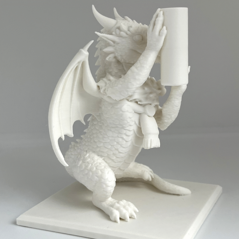 Pen-Dragon Christmas Dragon Tool Holder – 3D Printed Desk Organizer, Office Stationery Stand, Creative Pen Holder, Corporate Gift, Employee Joining Gift, Festival Gift, Desk Decor, Home Office Accessory - Image 3