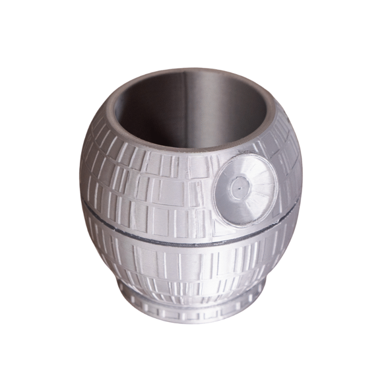 Death Star 3D Printed Pen Holder, Desk Organizer, Office Table Stand, Corporate Desk Gift, Executive Desk Accessory, IT Office Decor, Study Table Organizer, Engineer Desk Item, Tech Office Utility - Image 3