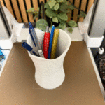 OrganicFlow 3D Printed Pen Holder for Office Desk, Corporate Gifts, Employee Welcome Kit, Startup Gifting, IT Office Accessories, Study Table Organizer, Executive Desk Décor, Promotional Office Gift - Image 3