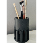 Gothic Cathedral Makeup Brush Holder, Pen Holder, Desk Organizer, Vanity Organizer, Stationery Stand, Office Desk Decor, Home Decor Gift, 3D Printed Storage Organizer - Image 3