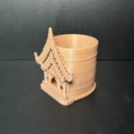 Xishuangbanna Style 3D Printed Pen Holder, Desk Organizer, Office Decor, Study Table Stand, Home Decor, Gift for Students, Teachers, Designers, Engineers, Architects, Artists, Corporate Desk, Personal Workspace - Image 3