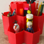 Honeycomb Pen Holder 3D Printed | Office Desk Organizer, Corporate Gift, Study Table Stand, Workstation Accessory, Home Office Decor, Promotional Desk Utility - Image 3