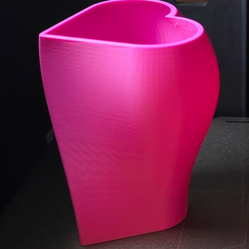 Heart Shape Pen Holder, Toothbrush Holder, Desk Organizer, Home Decor, Office Desk Accessory, Bathroom Organizer, Study Table Stand, 3D Printed Gift for Corporate, School, Hospital, Clinic, Hotel, Salon, Café, Retail Store - Image 3