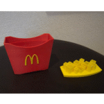 Fries Pencil Holder, French Fries Pen Stand, Office Desk Organizer, Restaurant Table Holder, McDonalds Style Decor, Cafe Counter Organizer, Hotel Desk Accessory, Gift Item, 3D Printed Desk Organizer - Image 4