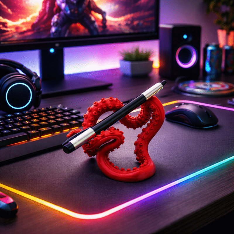 3D Printed Pen Stand Holder, Desk Organizer, Office Table Storage, Study Table Accessory, Workspace Organizer, Corporate Office Decor, Home Office Use - Image 5