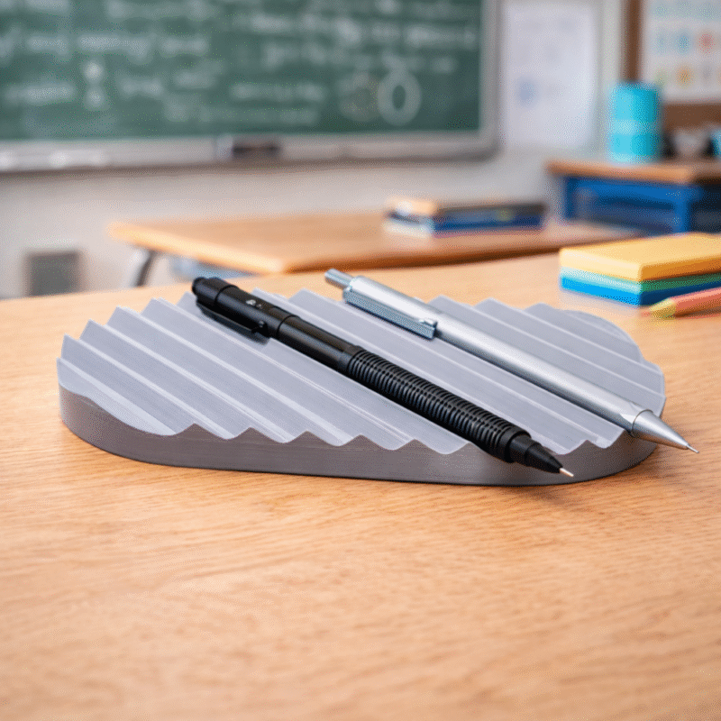 Wavy Pen Holder 3D Printed, Office Desk Organizer, Study Table Pen Stand, Home Office Accessories, Corporate Desk Gift, School College Stationery Holder - Image 5