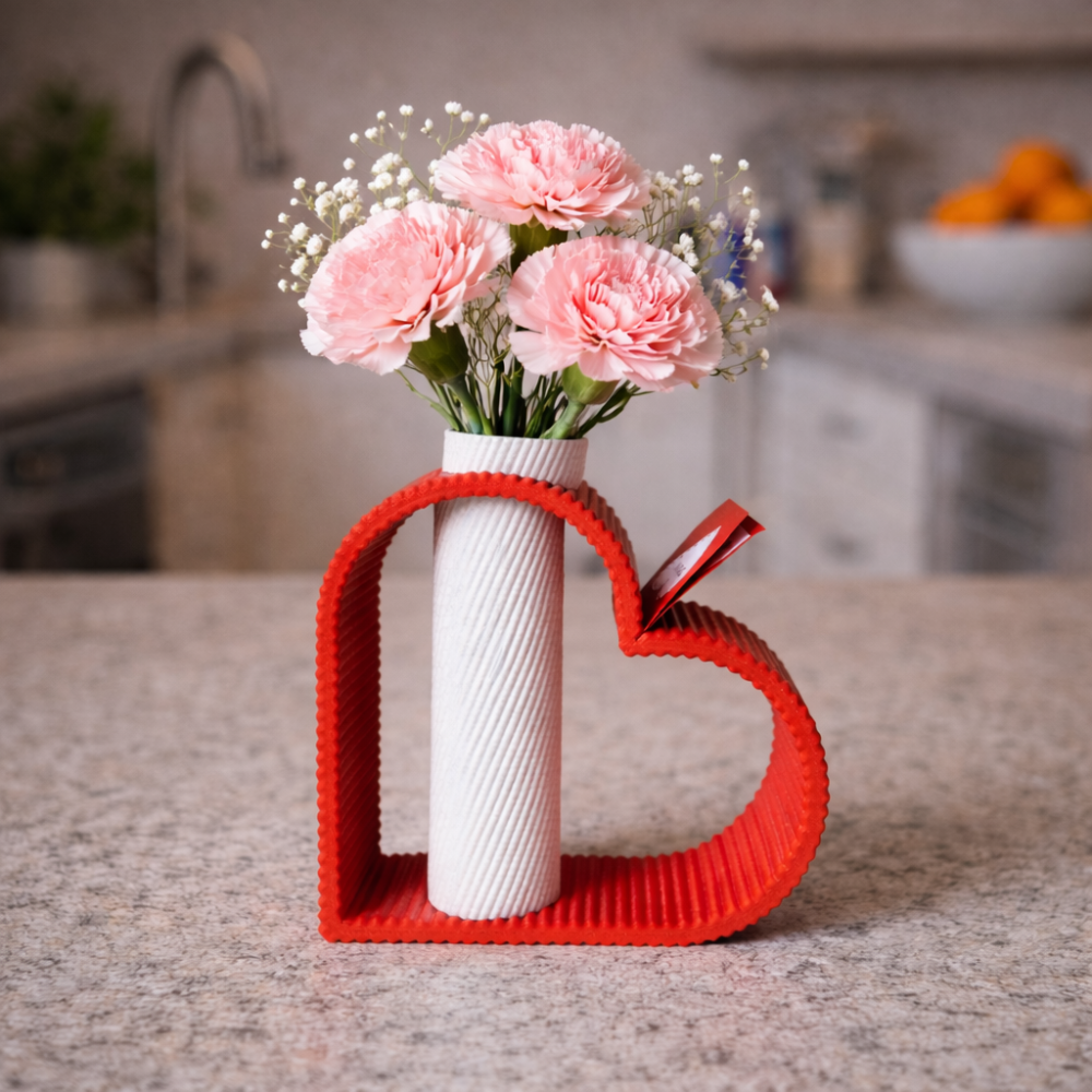 4 Valentine’s Day 3D Printed Gift, Love Decor Showpiece, Couple Gift, Romantic Home Decor, Anniversary Gift, Bedroom Table Decor, Living Room Decor, Special Occasion Gift - Image 1