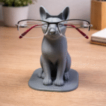 Cat Glasses Holder Stand, Eyeglasses Stand, Spectacles Holder, Desk Organizer, Table Decor, Home Decor, Office Desk Accessory, Bedroom Side Table Decor, Gift for Cat Lovers, Gift for Home, Gift for Office, 3D Printed Glasses Holder