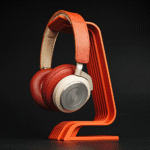 Onami Headphone Stand, Desk Headphone Holder, Gaming Headset Stand, Office Desk Organizer, Studio Headphone Stand, Home Workspace Accessory, 3D Printed Headphone Stand - Image 4