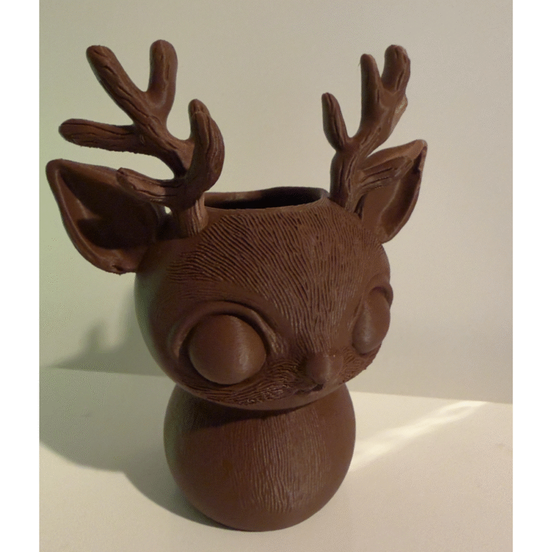 Christmas Reindeer Desk Small Planter, Pen Holder, Mobile Stand, Office Desk Organizer, Home Decor, Corporate Gift, Festive Table Decor, 3D Printed - Image 4