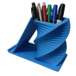 3D Printed Phone Holder with Pen Holder and Charging Cable Slot for Office Desk, Work From Home, Corporate Gifting, Employee Joining Kit, IT Companies, Study Table, Home Office and Promotional Use - Image 4