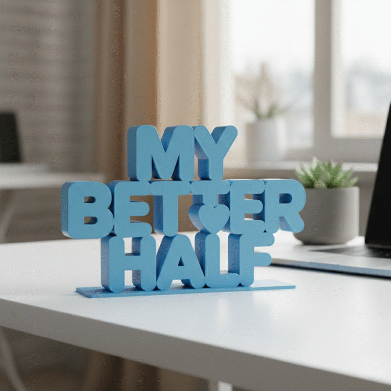 My Better Half 3D Printed Gift - Image 5