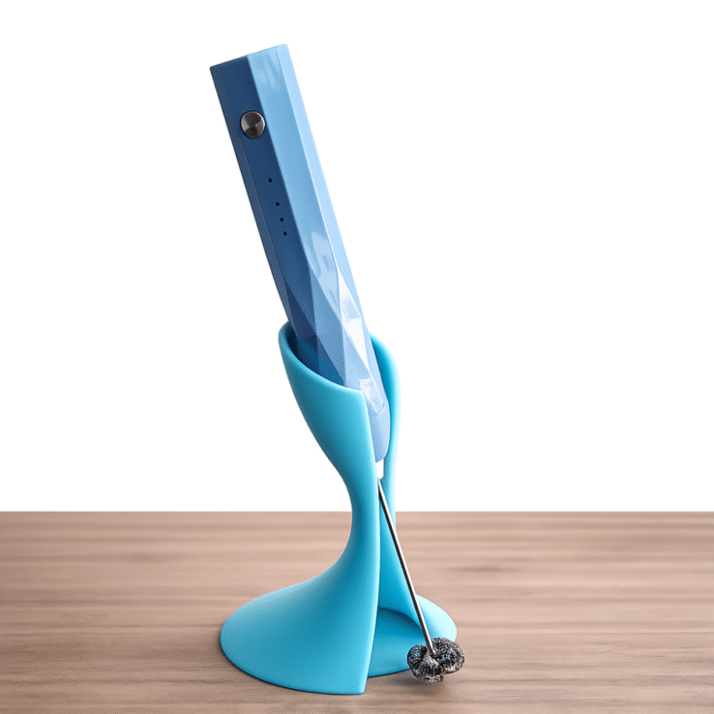 3D Printed Multi-Purpose Holder for Milk Frother, Electric Toothbrush, Nail Grinder, Bathroom & Kitchen Organizer, Home, Office, Salon, Hotel Use - Image 3