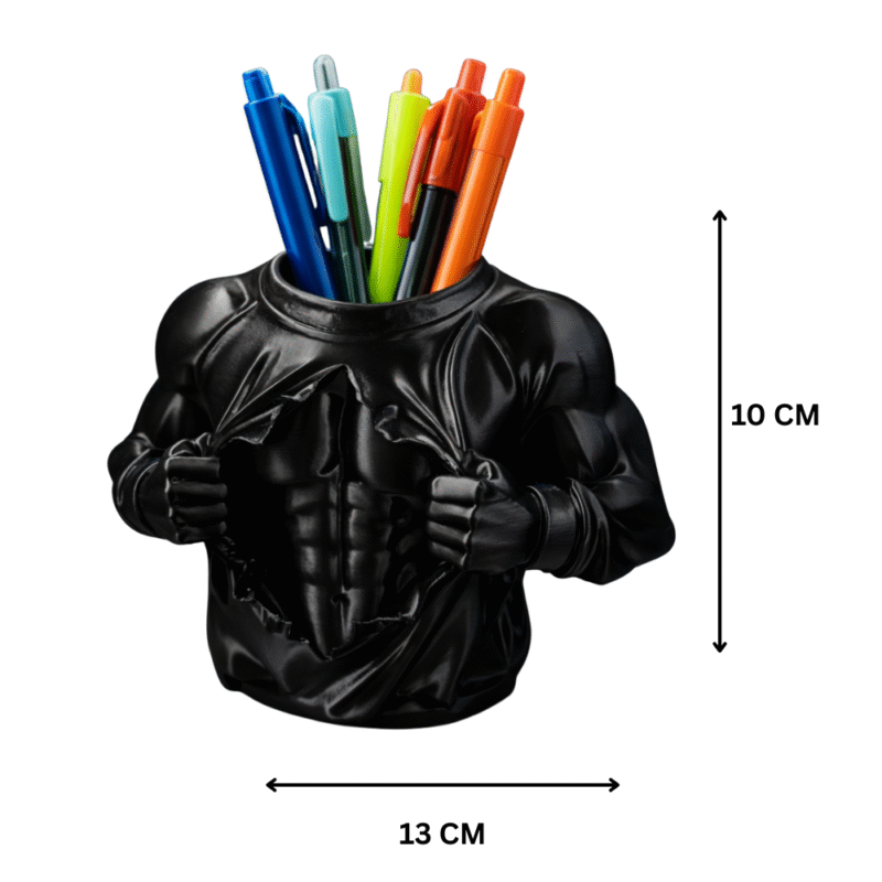 PowerRip Hoodie Pen Holder, Desk Organizer, Office Stationery Holder, Study Table Accessory, Creative Workspace Storage, 3D Printed Utility Gift - Image 2