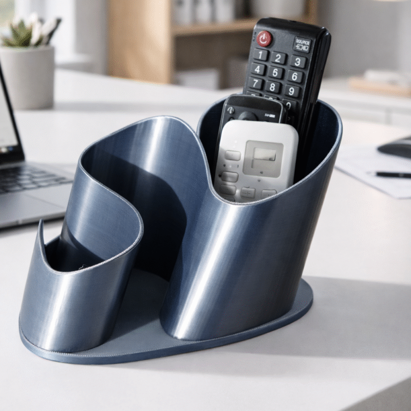 Elegant 3D Printed Remote Holder for Home, Office, Hotel, Living Room, Bedroom, TV Area, Sofa Side, Tabletop, Corporate Office, Hospitality Industry, Interior Decor, Gift Item - Image 3