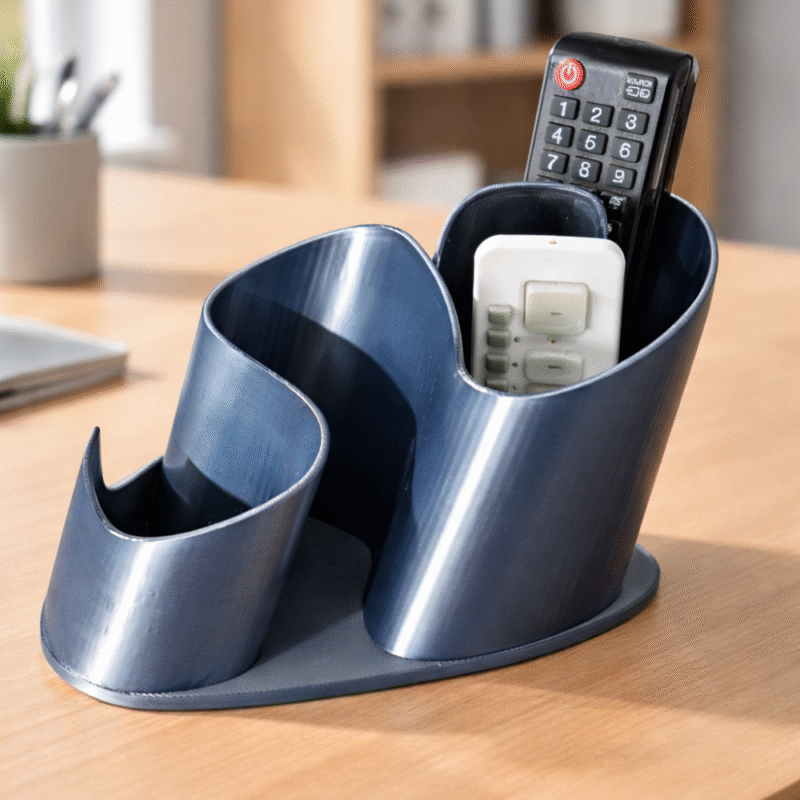 Elegant 3D Printed Remote Holder for Home, Office, Hotel, Living Room, Bedroom, TV Area, Sofa Side, Tabletop, Corporate Office, Hospitality Industry, Interior Decor, Gift Item - Image 4