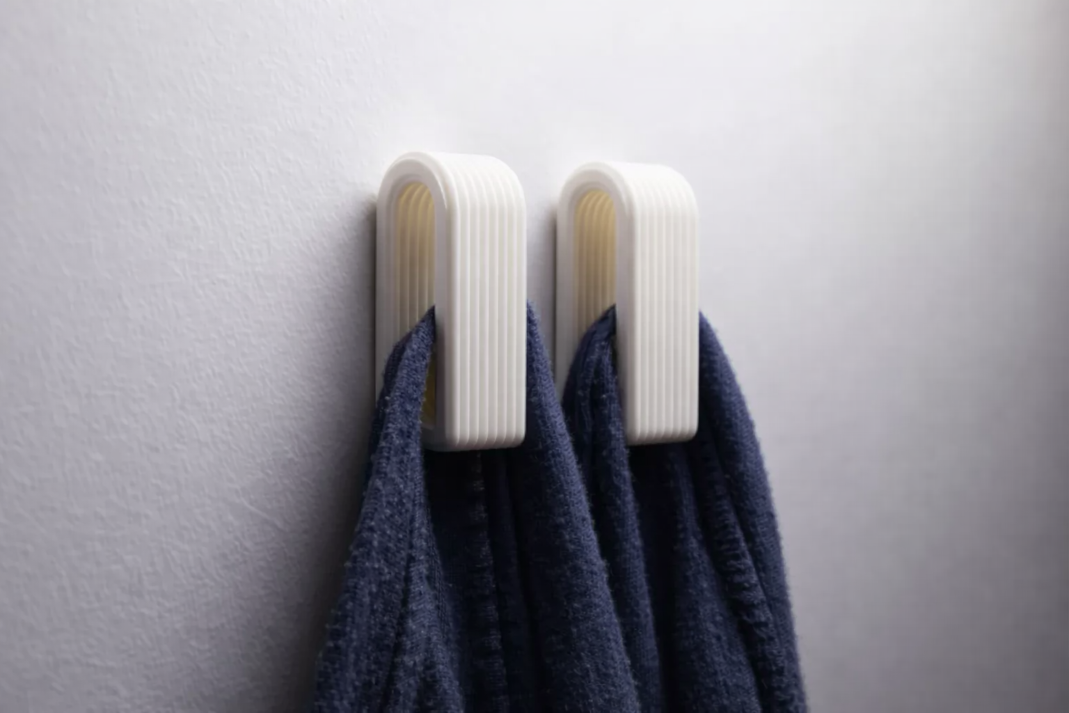 ChatGPT Image Feb 14, 2026, 12_05_03 AM Pack of 2 Pressure Locked Towel Hanger | Auto Locking Wall Hook with Double Sided Tape, No Drill Self Adhesive Towel Holder for Bathroom Kitchen Door, Heavy Duty Wall Mounted Hook - Image 1