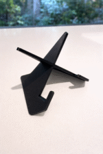 Book Stand, Portable Foldable Cookbook Holder, Fixed Angle Reading Stand for Kitchen, Study Table & Office Desk, Lightweight PLA Book Holder - Image 4