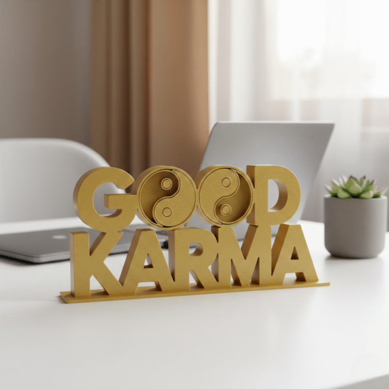 Good Karma 3D Printed Desk Decor - Image 3