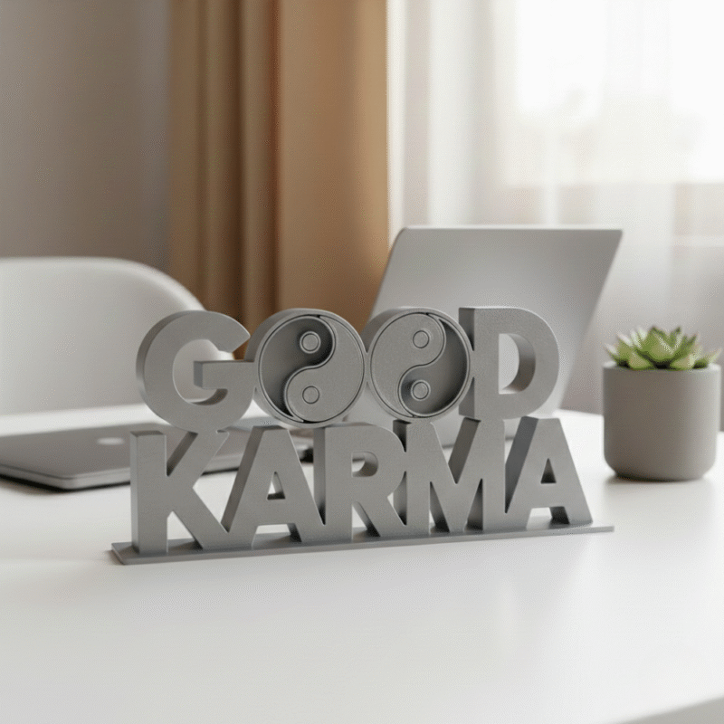 Good Karma 3D Printed Desk Decor - Image 5
