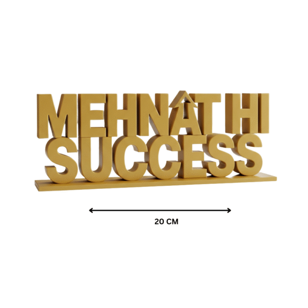 Mehnat hi Success