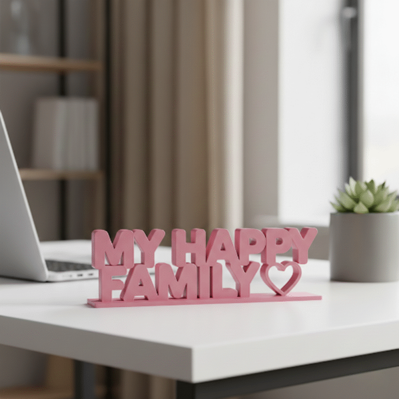 My Happy Family 3D Printed - Image 6