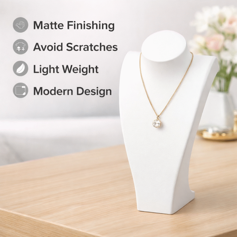 necklace mannequin display