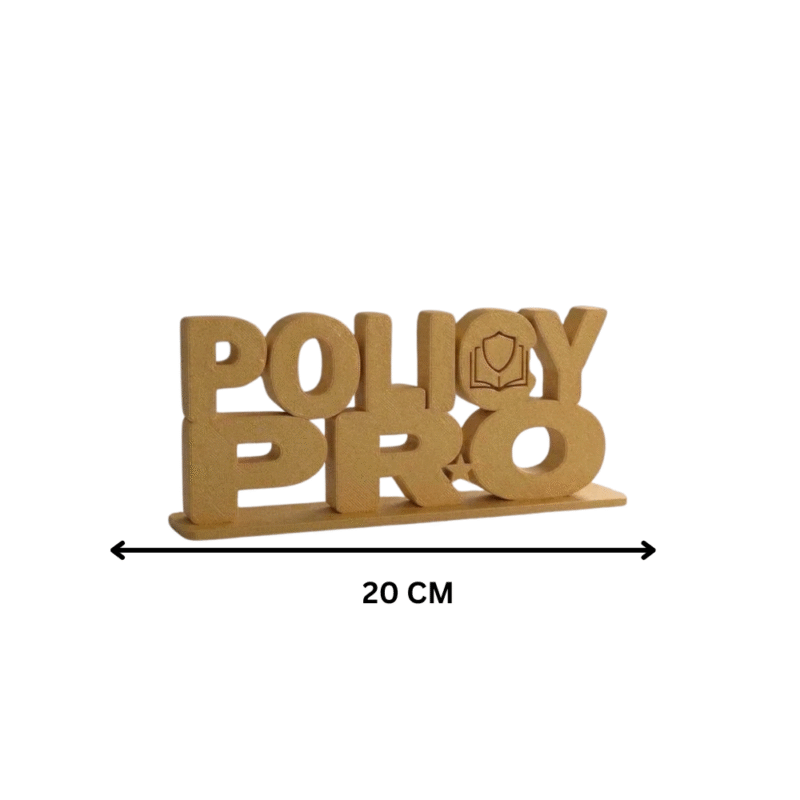 3D Printed Custom Word Decor Gift - Image 2