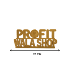 Profit Wala Shop 3D Printed Name Sign - Image 2